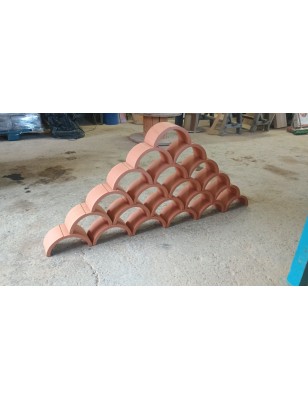 Frangisole in terracotta modello  "Estense"