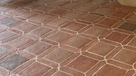 Pavimenti in terracotta artigianale  fatto a mano